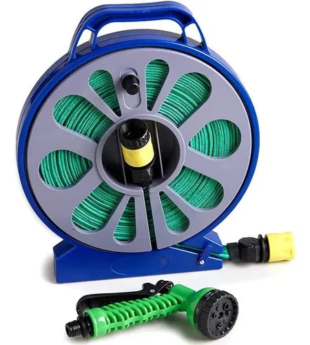 Manguera  15 Metros  Con Carrete