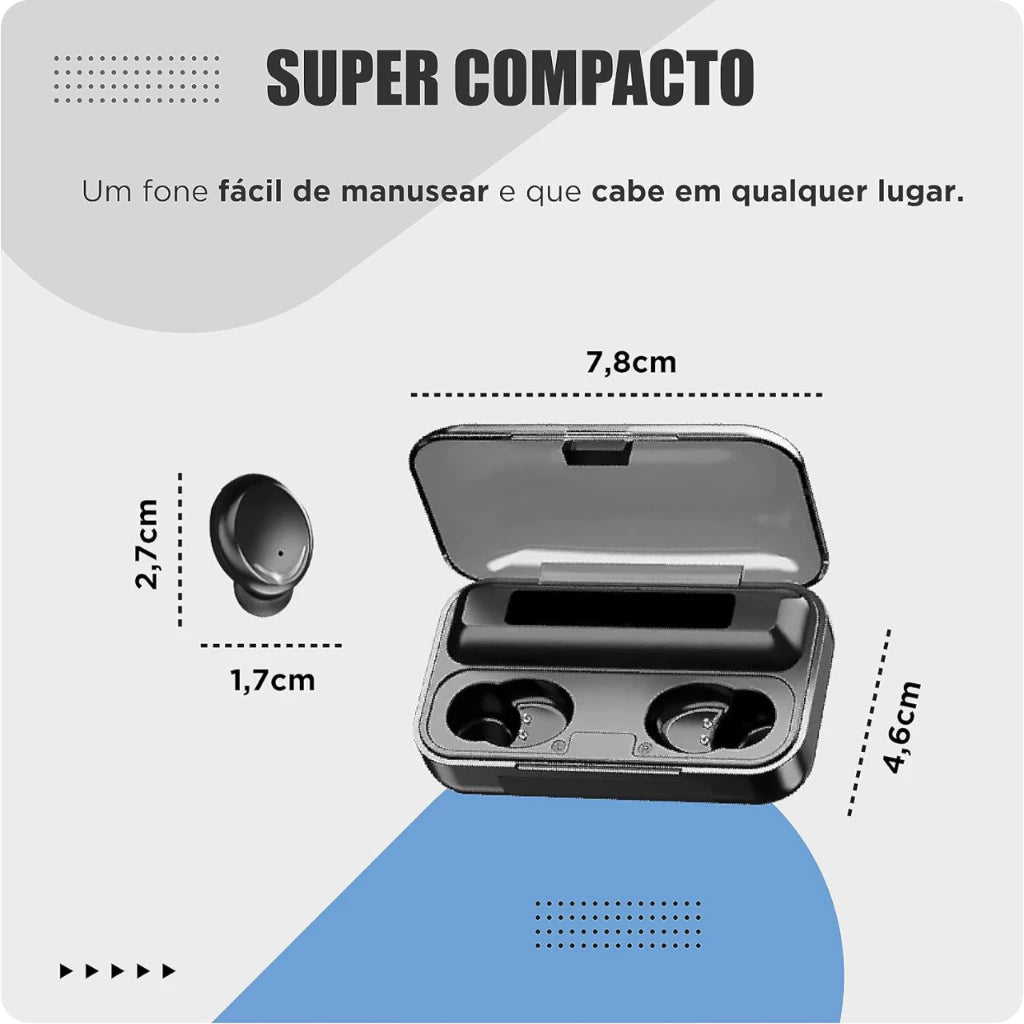 Audifonos  Inalambrico power bank f9
